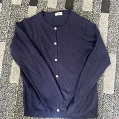 GITA ネイビー カーディガン 150cm