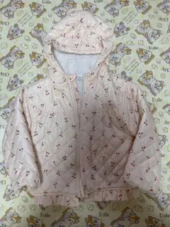 フタフタ さくらんぼ総柄　アウター　ダウン　110 バースデイ