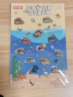 POPMART crybaby. CRY ME an OCEAN ぷくぷくシールのサムネイル