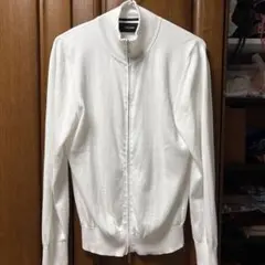 Theory ジップアップ シアーカーディガン ホワイト S - メルカリ