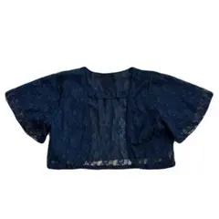 axes femme レースボレロ 半袖 ブラックのサムネイル