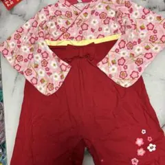 ベビー 袴ロンパース お食い初め 百日祝い 100日祝い 初節句 お宮参り　90