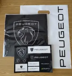 PEUGEOT プジョー ライオンロゴ タオル ステッカー セット 非売品のサムネイル