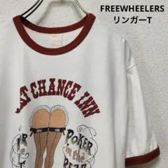 フリーホイーラーズLASVEGAS GAMBLER NEVADAリンガーTシャツのサムネイル