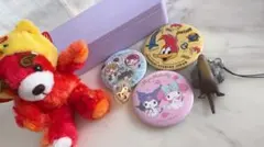 ミッキー・ミニー・ウッドペッカー缶バッジセット