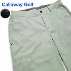 Callaway ゴルフハーフパンツ メンズM ストレッチ　春夏　ミントグリーンのサムネイル
