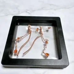 新品未使用✨ドロップピアス ゴールドカラー ピアス