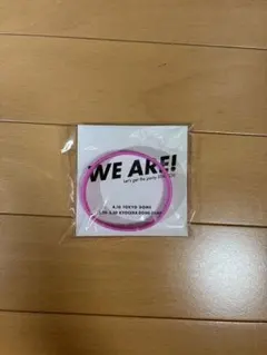 WE ARE! ラバーバンド ピンク