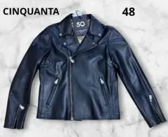 新品　CINQUANTA チンクアンタ　ダブルライダース　ブラック　48のサムネイル