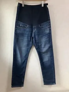 無印良品 オーガニックコットン マタニティデニム アンクル丈