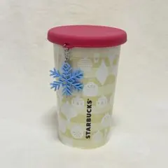 Starbucks スタバ ホリデー2020 ステンレスカップチャームスノー