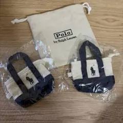 Polo by Ralph Lauren ミニトートバッグ 2個セット＋巾着