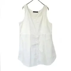 【新品】W closet 切替ノースリーブ タンクトップ レイヤード ホワイトのサムネイル