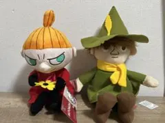 ムーミン ぬいぐるみ スナフキン リトルミイ 2体セット