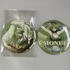ONE PIECE モネ　ジュエリー缶バッジ　WORLD缶バッジ　セット