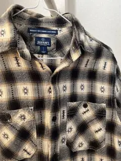 OLD NAVY レギュラーフィット チェックシャツ S