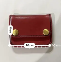 本革　トラッカーウォレット　マイクロ　レザーコインケース