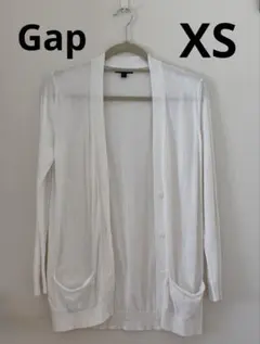 GAP カーディガン　綿100% 白　XS