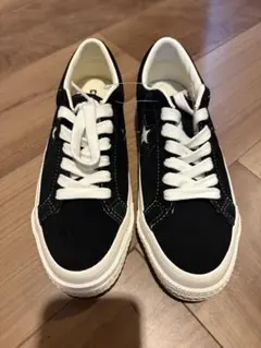 CONVERSE ONE STAR スニーカー スエード ブラック　23