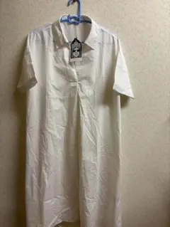終了間近☆SHOO・LA・RUE ホワイト シャツワンピース 半袖
