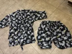 120cm 甚平 上下セット 和柄