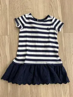 Ralph Lauren ストライプ　ワンピース　6M 60