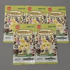 第1弾　どうぶつの森 amiiboカード 5パック