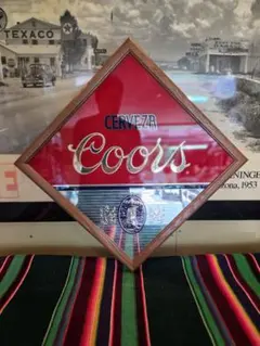 ヴィンテージCoors ヴィンテージ パブミラー アドバタイジング 看板 ヴィンテージCoors ヴィンテージ パブミラー アドバタイジング 看板