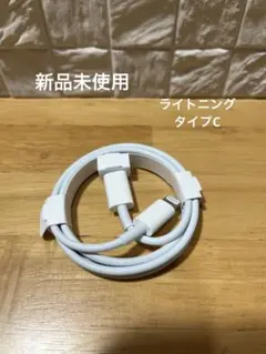 新品未使用　Apple純正　iPhone ライトニングケーブル タイプC