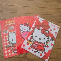 ハローキティ LOTTE Ghana クリアファイル 3枚セット
