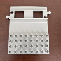 レゴ　デュプロ 線路　レール　駅　ライトグレー