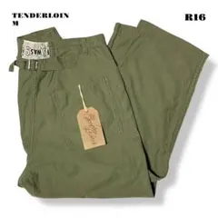 人気品！ TENDERLOIN FATIGUE ファティーグパンツ オリーブ Mのサムネイル