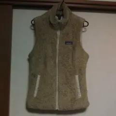 patagonia フリースベスト ベージュ