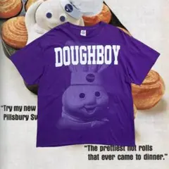 DOUGHBOY ドゥボーイ プロモーションTシャツ キャラ パン パープル 