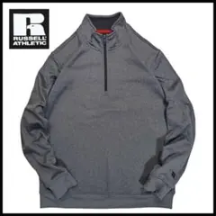 ‼*️様 M/古着 RUSSELL ATHLETIC ハーフジッププルオーバー