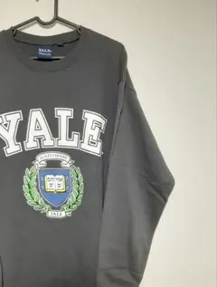 ★極美品★ YALE University スウェット プリントロゴ グレー L