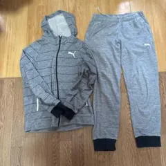 PUMA グレー ジャージ上下セット XL