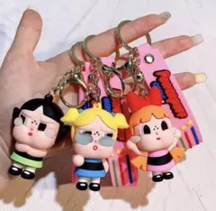 CRYBABY クライベイビー パワパフ キーホルダー　3点セット