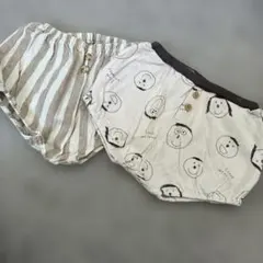 可愛いボトムス2枚セット　ブルマ　70.80cm