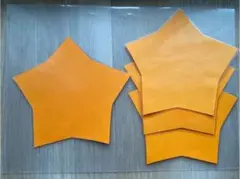 星（オレンジ）　壁面