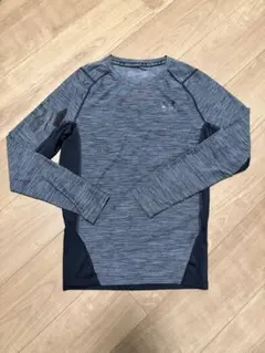 グレー UnderArmourHeatGear コンプレッション 長袖シャツXL