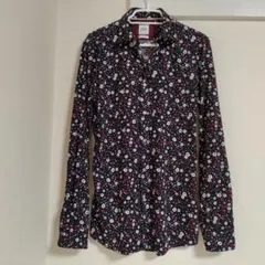 ZARA メンズ 花柄 長袖シャツ　Sのサムネイル