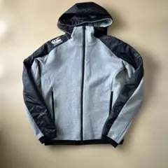 Canterbury フード付きパーカー グレー/ブラックのサムネイル