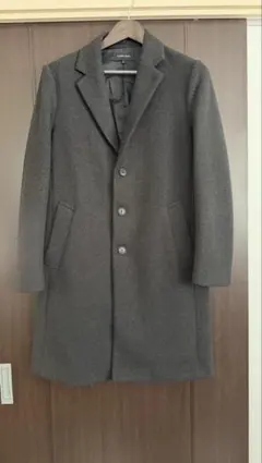 GLOBAL WORK グレー チェスターコート M