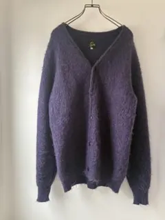 NEEDLES ニードルズ 莫海爾毛衣外套 紫色 XS 美品 22AW