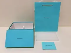 Tiffany & Co. 空箱 ペアグラス用 ギフトケース ショッパー 美品