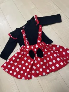 ミニーマウス風 コスチューム セット 80センチ　子ども　キッズ