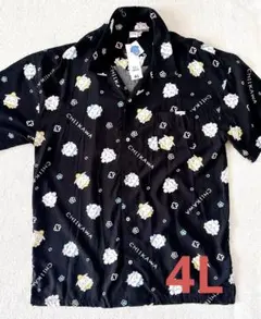 新品未使用　ちいかわ 半袖アロハシャツ 4L 黒 アベイル　メンズ　大きいサイズのサムネイル