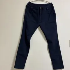 ネイビー チノパン ゴムウエスト