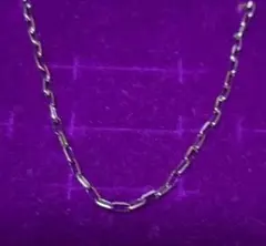 美品・ジュエリーツツミ・クリップチェーンネックレス45cmスライド式アジャスターのサムネイル